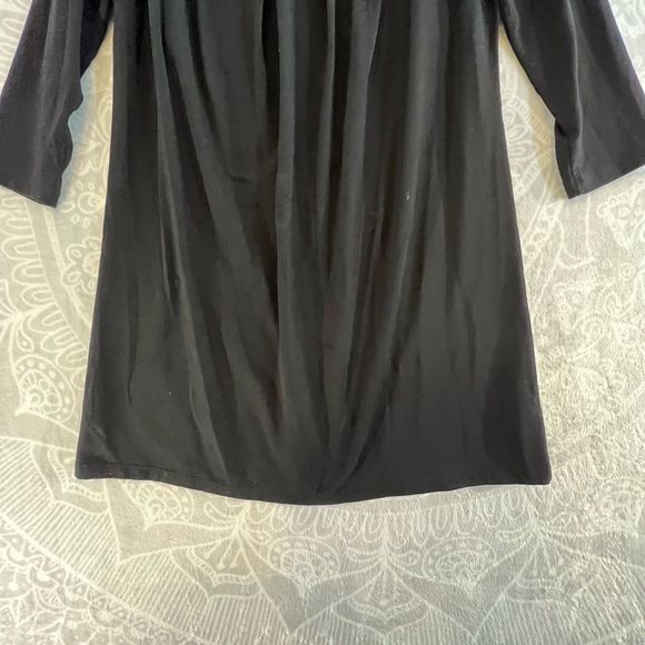 💚👗SUSANA MONACO LITTLE BLACK DRESS WOMEN SIZE M MEDIUM EUC PLEATED 0033 CASUAL - Picture 3 of 13